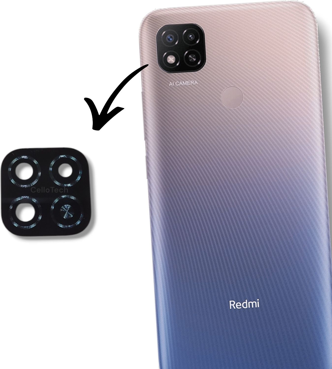 CELLO TECH M2004J19G REDMI 9 / 9 ACTIV / 9C Camera Lens Glass-image-40