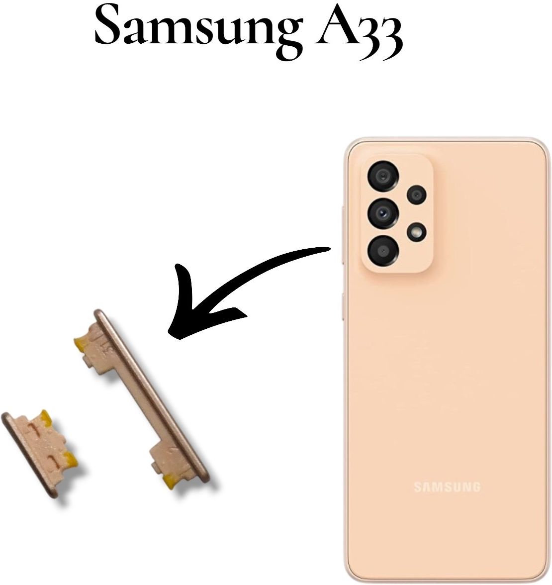 A R Enterprise SM-A336 Samsung A33 Power ON/OFF Button-image-48