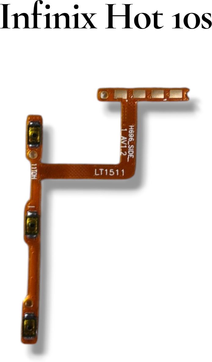 A R Enterprise X689 Infinix Hot 10s Volume Button Flex Cable-image-17