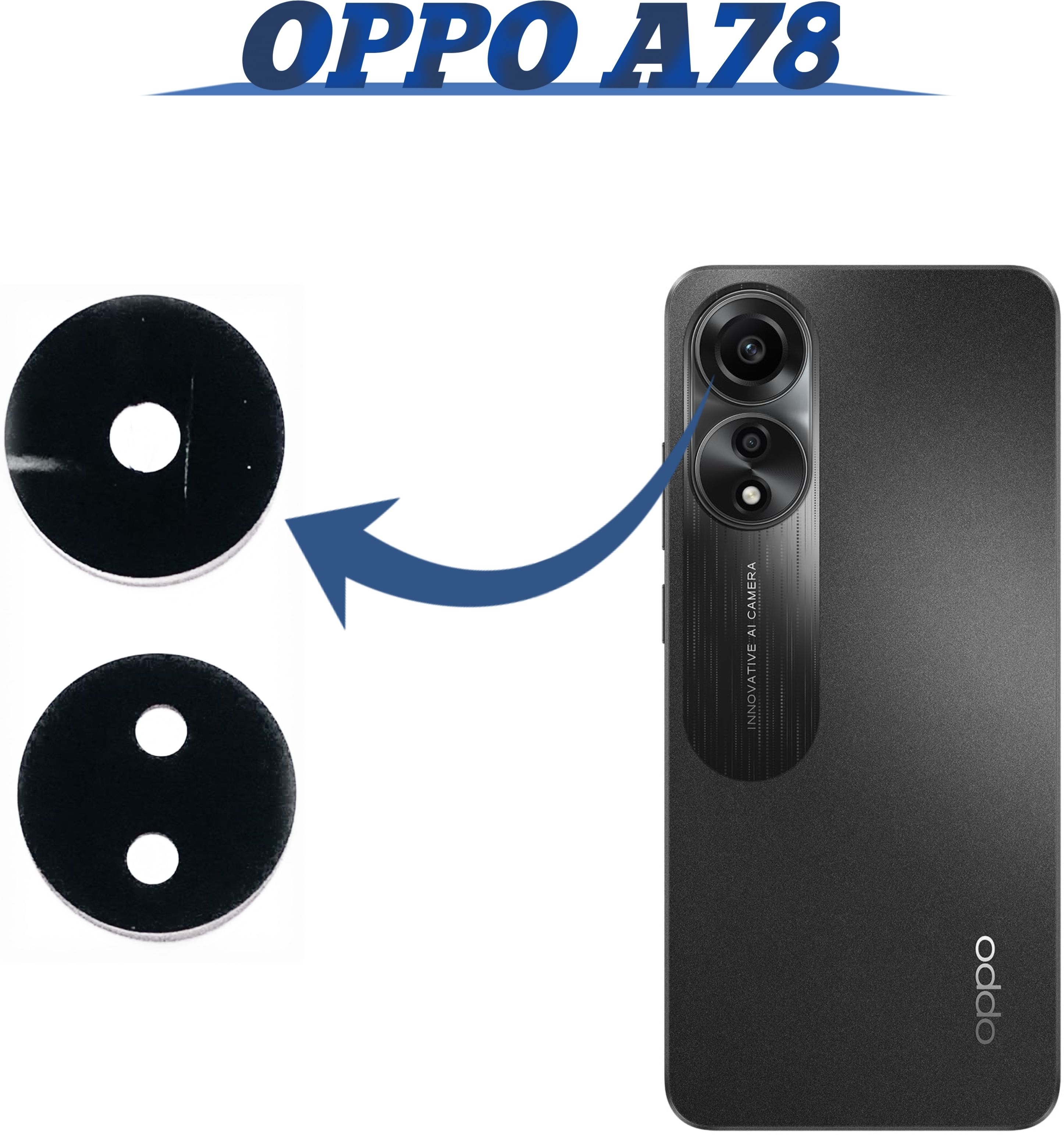 f r enterprise CPH2495 OPPO A78 CAMERA LENS Camera Lens Glass-picture-11
