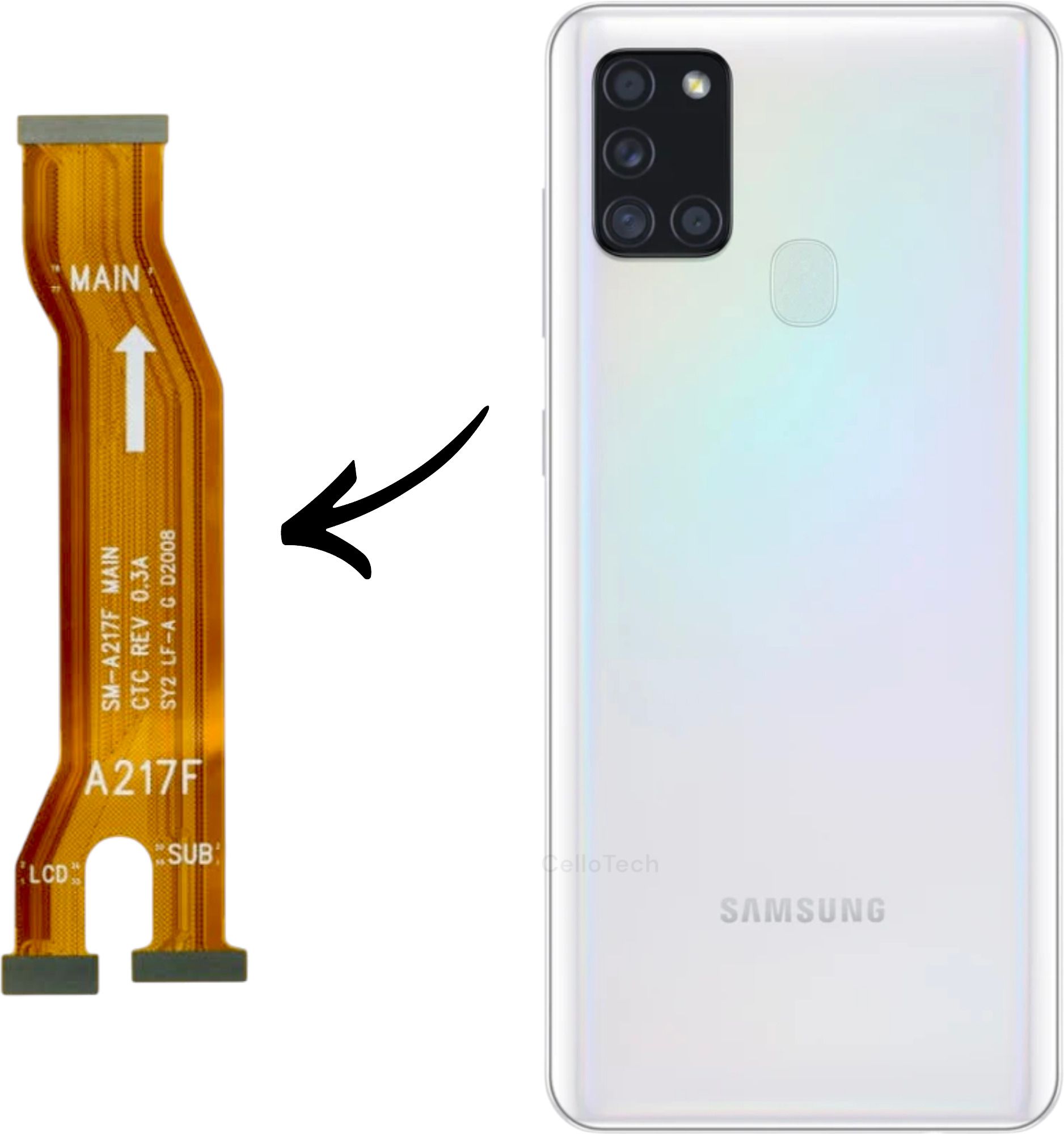 CELLO TECH SM-A217F/DS ORIGINAL MAIN CHARGING PATTA FOR SAMSUNG GALAXY A21S Charging Connector Flex cable-picture-25