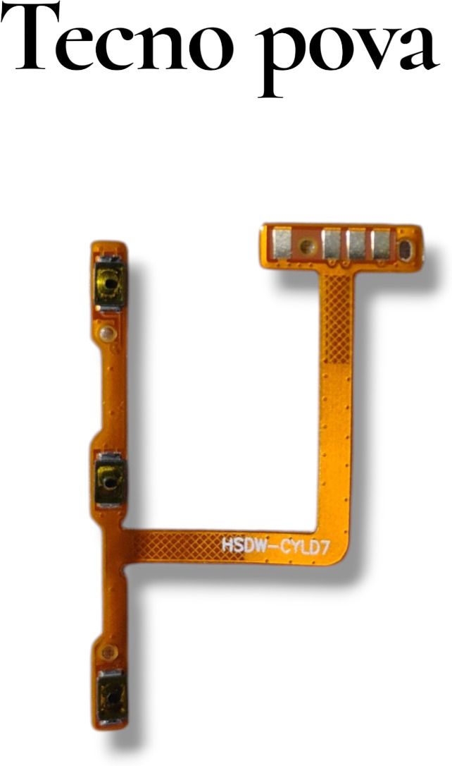 A R Enterprise LD7 Tecno Pova Volume Button Flex Cable-picture-42