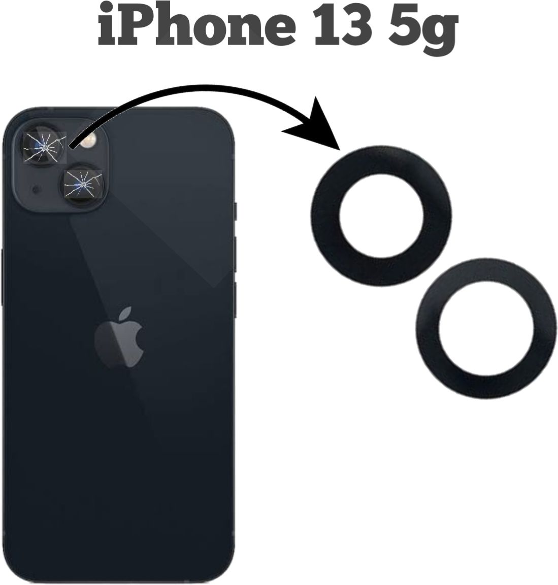 A R Enterprise iphone 13 5g iphone 13 5g Camera Lens Glass-image-29
