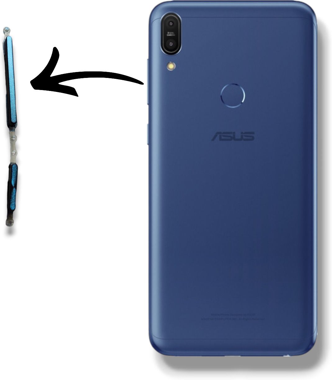 A R Enterprise ZB601KL Asus Zenfone Pro Max 1 Power ON/OFF Button-image-41