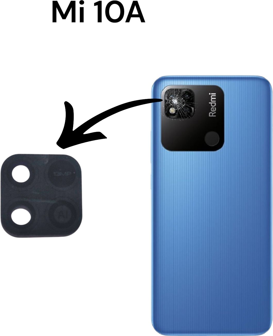 A R Enterprise 220233L2I Redmi 10a 4g Camera Lens Glass-image-28