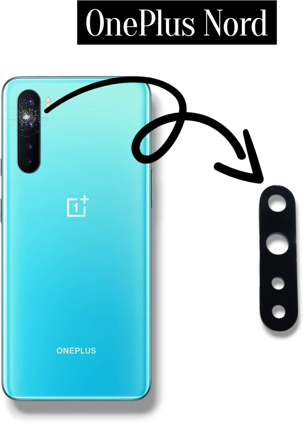 A R Enterprise AC2001 OnePlus Nord Camera Lens Glass-image-39