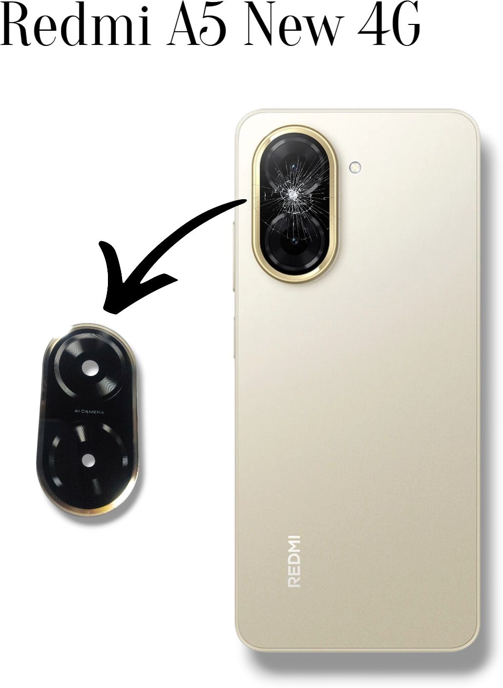 A R Enterprise 25028RN03I Mi A5 New 4G Camera Lens Glass-picture-26