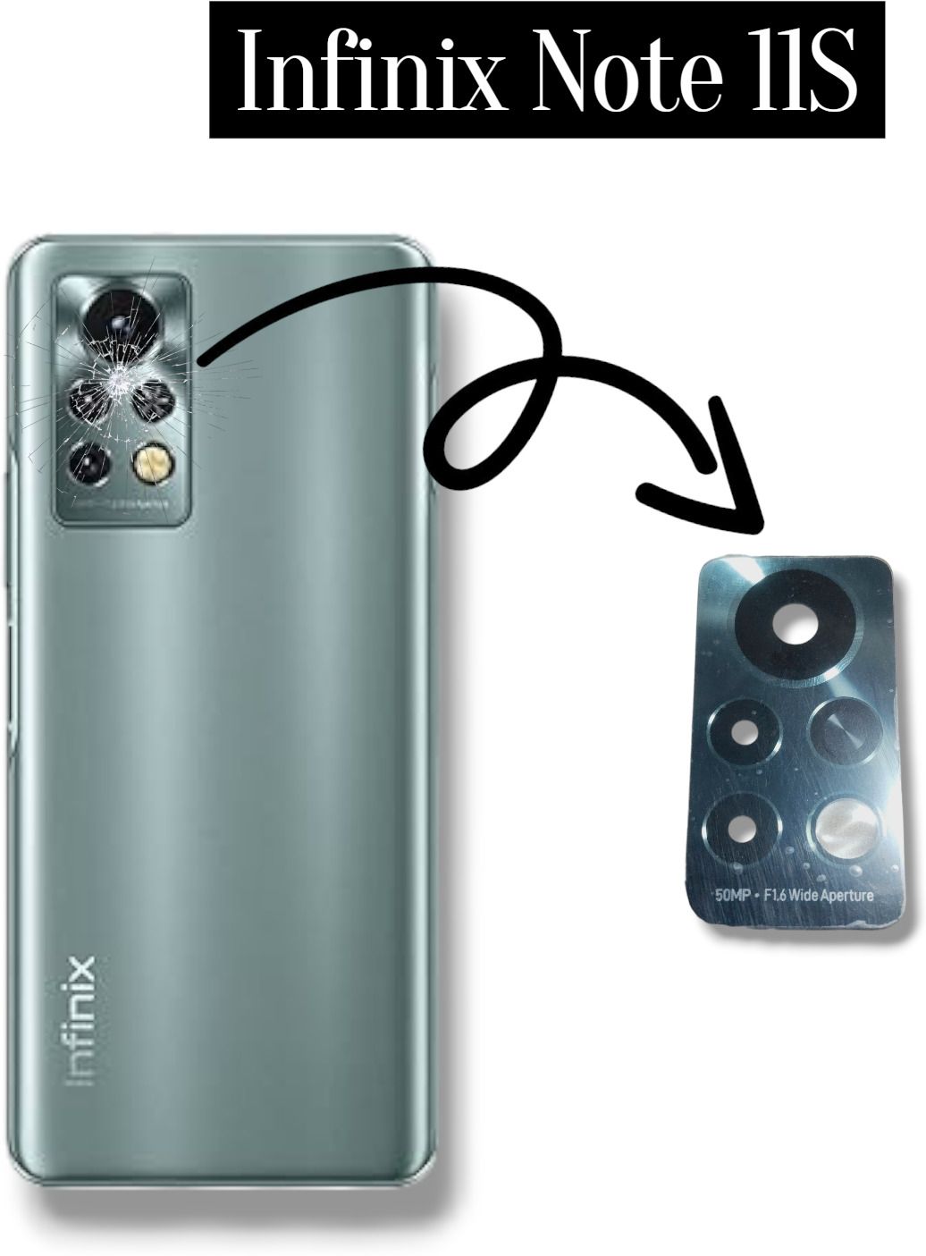 A R Enterprise X698 Infinix Note 11s Camera Lens Glass-image-26
