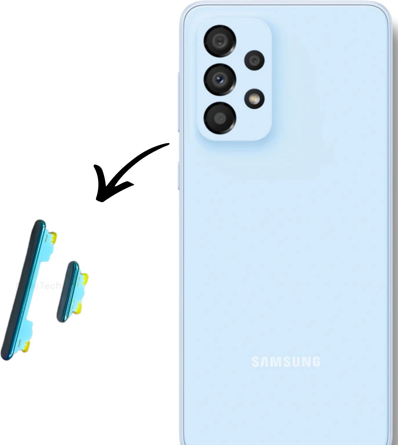 CELLO TECH SM-A336EZKPIN SAMSUNG GALAXY A33 5G Power ON/OFF Button