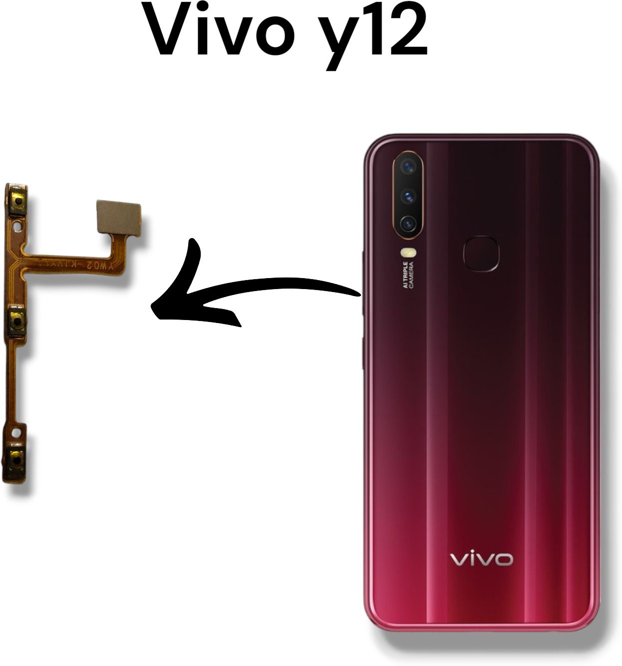 A R Enterprise 1904 vivo y12 Volume Button Flex Cable-image-42