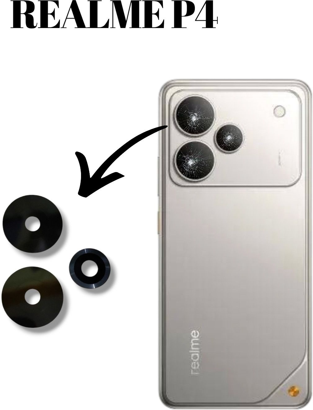 A R Enterprise RMX5110 Realme P4 5g Camera Lens Glass-image-16
