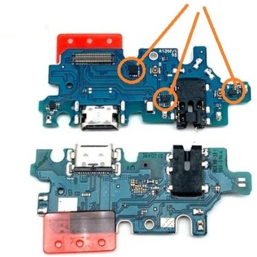 Amodini (SM-A135F) Samsung Galaxy A13 4G [100% OG](Charging CC Patta Charging Flex Board) Charging PCB Complete Flex-image-31