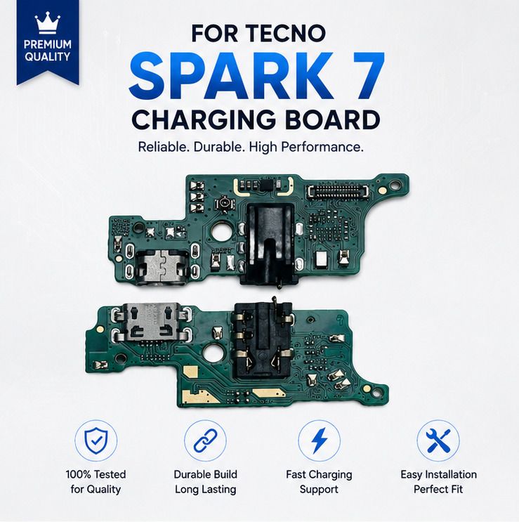 Modxtion Tecno Spark 7 Spark 7 Charging PCB Complete Flex-picture-19