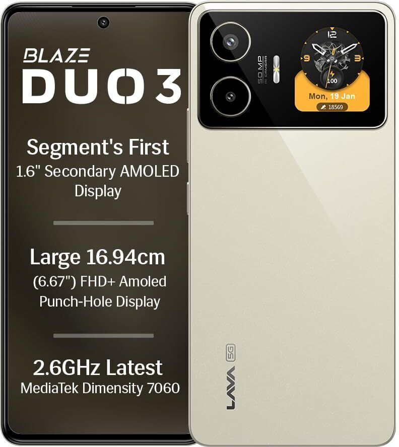 lava Blaze Duo 3 (Imperial Gold, 128 GB)-picture-6
