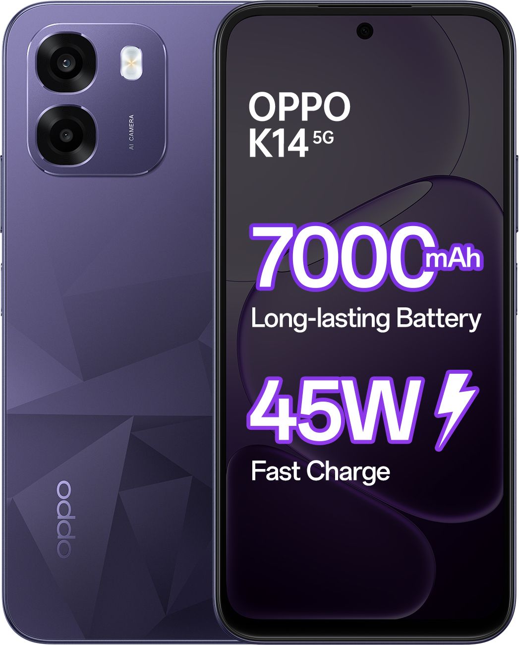 oppo K14 5G (Prism Violet, 128 GB)-picture-0