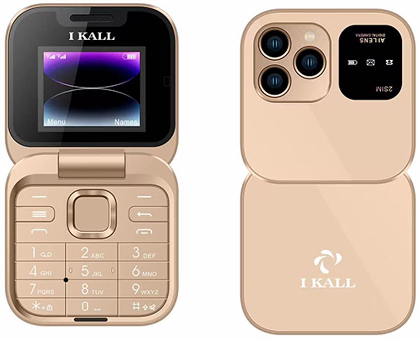 i kall A5 Flip Mobile Phone - FM Radio, King Voice, Call & SMS Indicator Light-picture-25