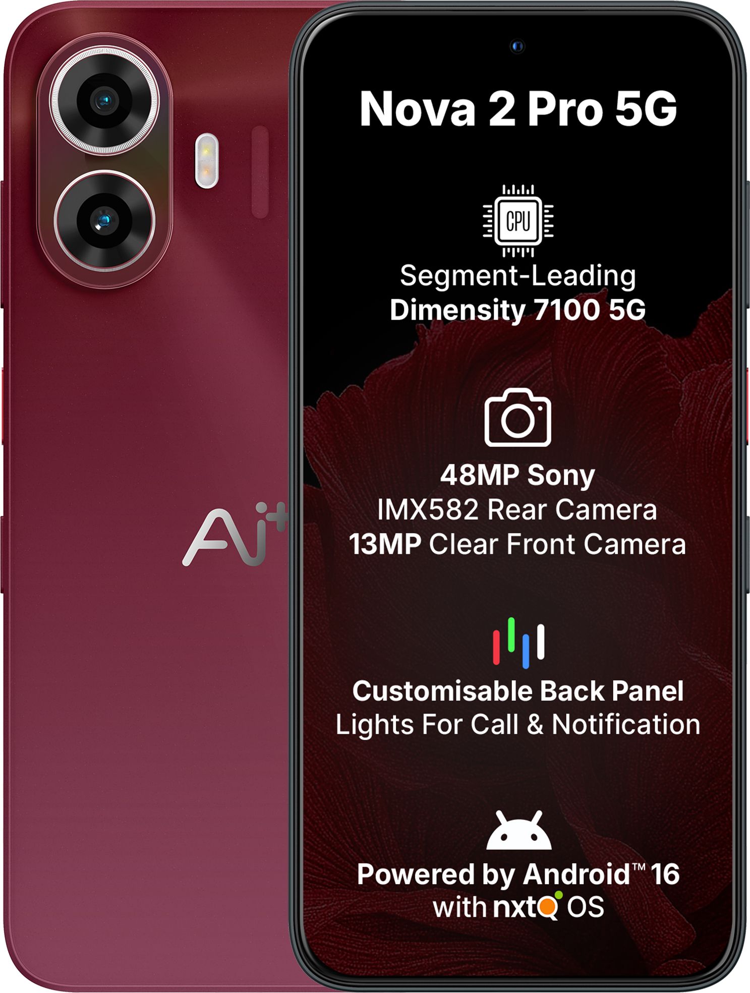 nova 2 pro 5g (red, 128 gb)