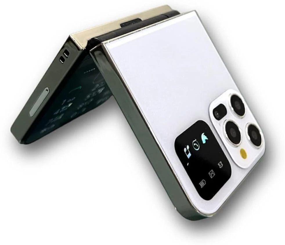 snectian Rock Z Flip Dual Sim |Keypad Mobile| with 2.4" Display Call & SMS Indicator-picture-33