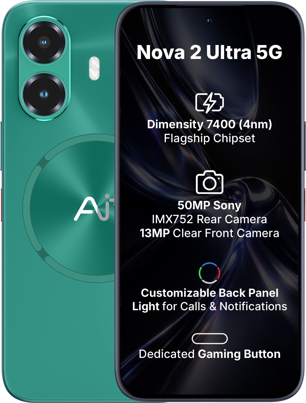 ai+ Nova 2 Ultra 5G (Green, 128 GB)-picture-24