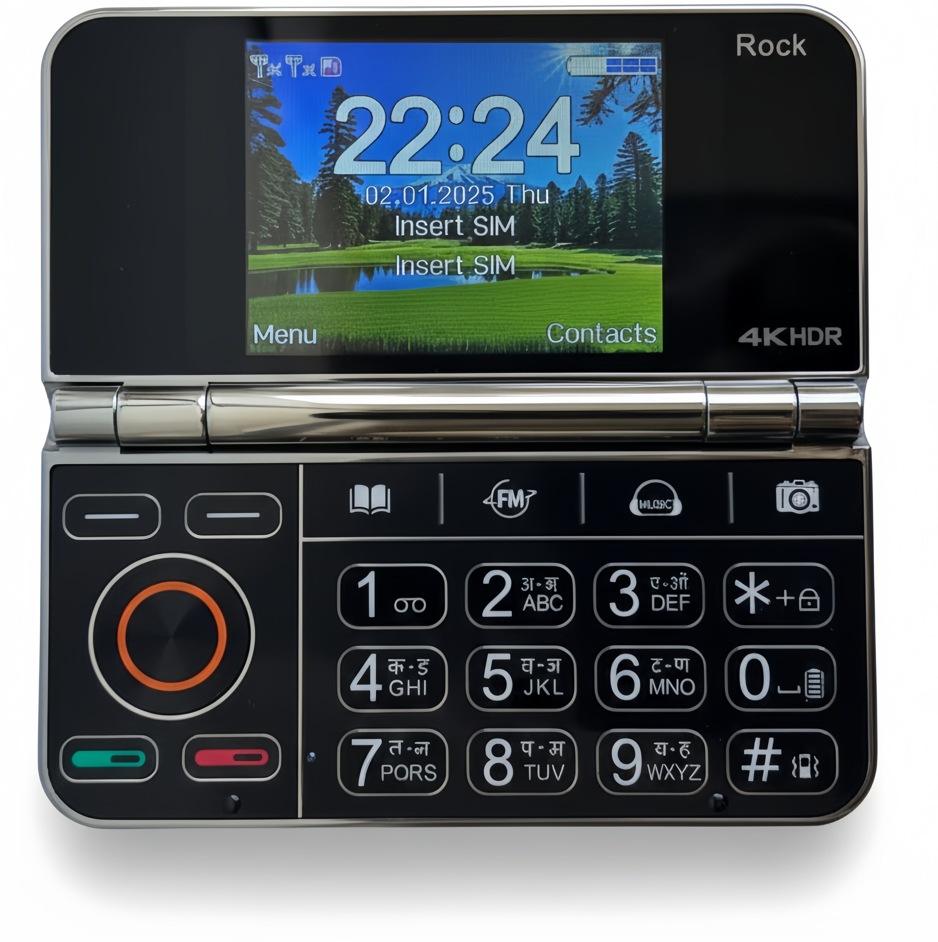 Rock fold mini 4k dual screen keypad Mobile-image-18