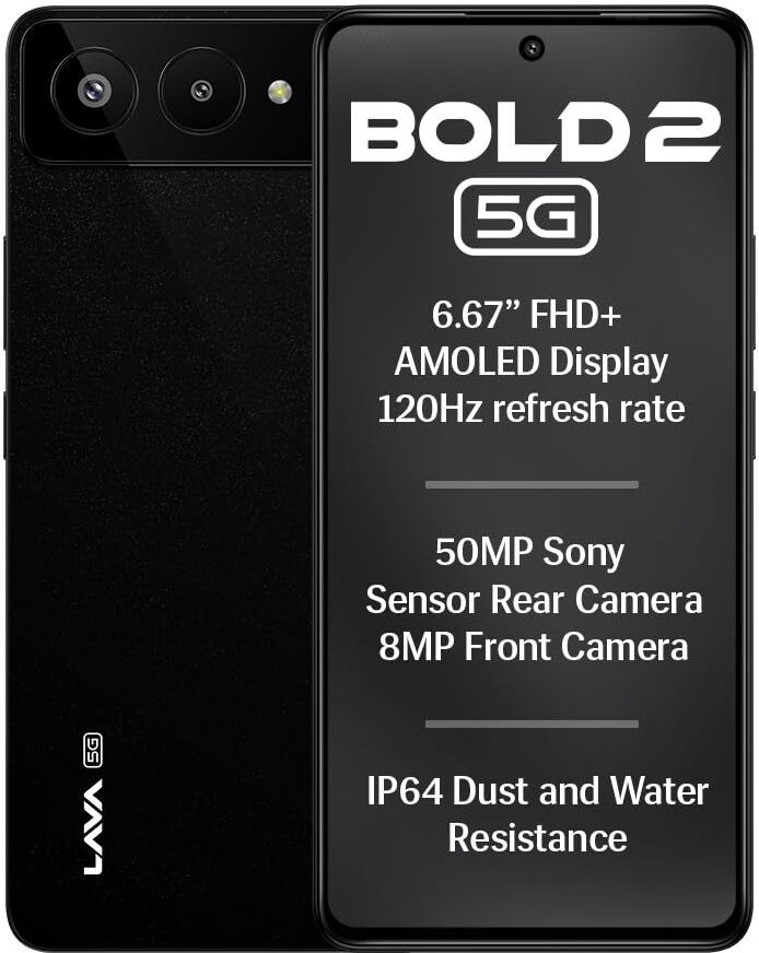 lava BOLD 2 5G (Midnight Black, 128 GB)-picture-18