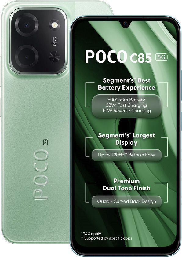 c85 5g (spring green, 128 gb)