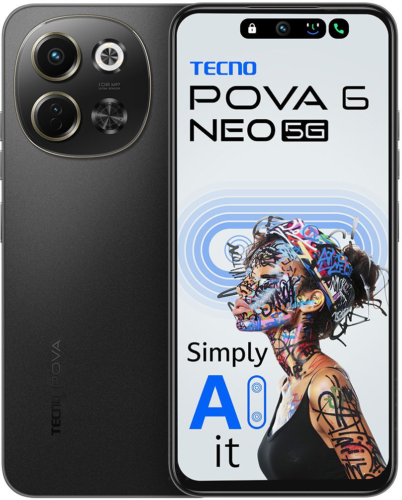 Tecno POVA 6 Neo 5G | 108MP Triple Camera | 120Hz Di