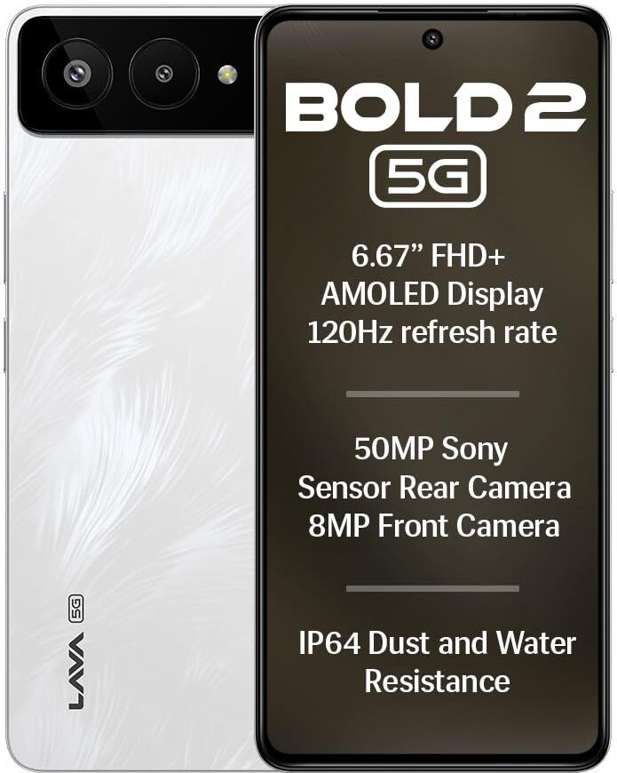 lava BOLD 2 5G (Feather White, 128 GB)-picture-17