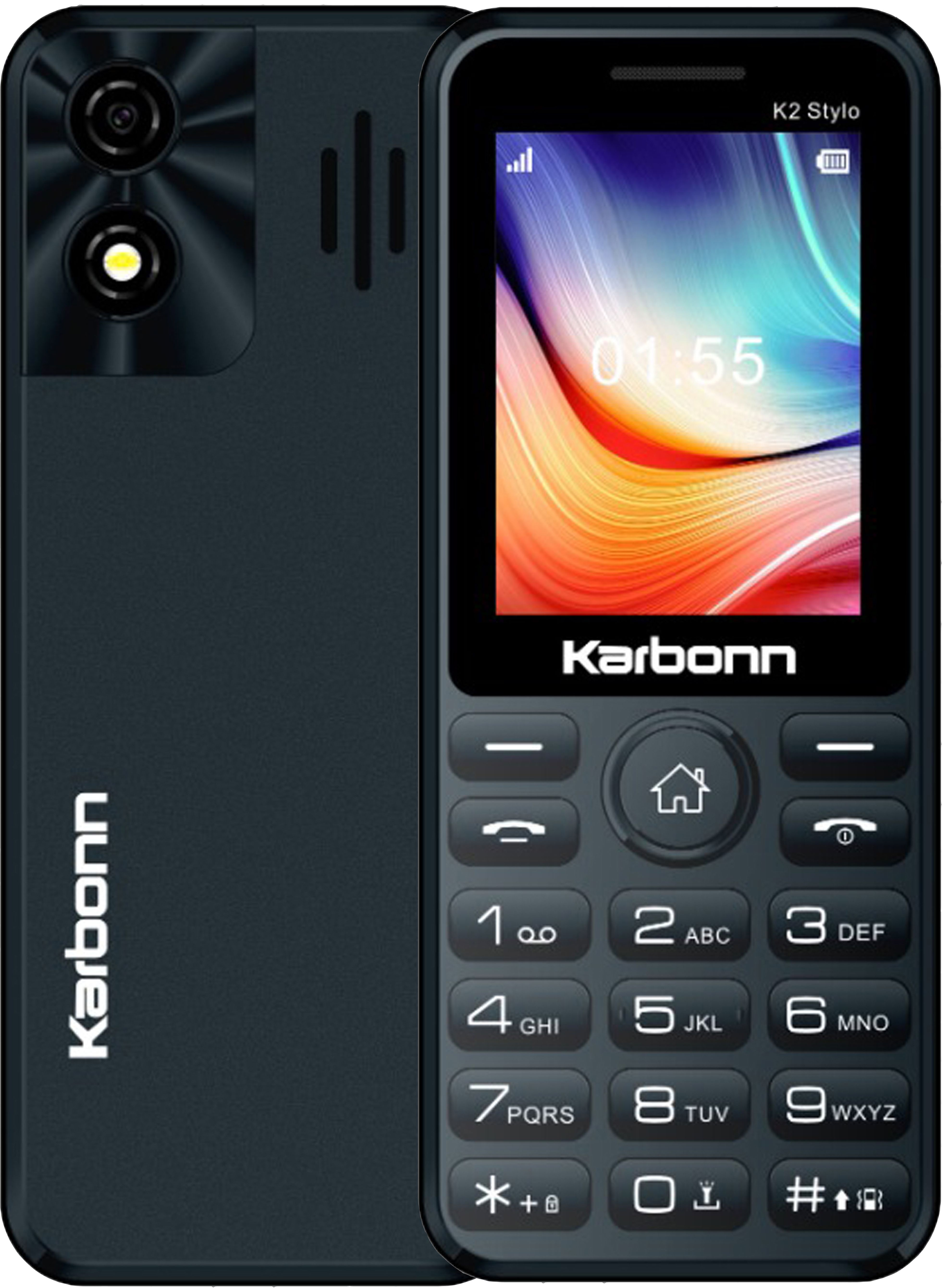 karbonn K2Stylo,Keypad Mobile 2.4''LCD 1750 Battery Type C Memory Card 32GB image