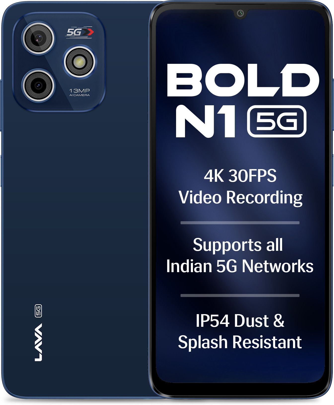 lava Bold N1 5G (Royal Blue, 64 GB)-picture-9