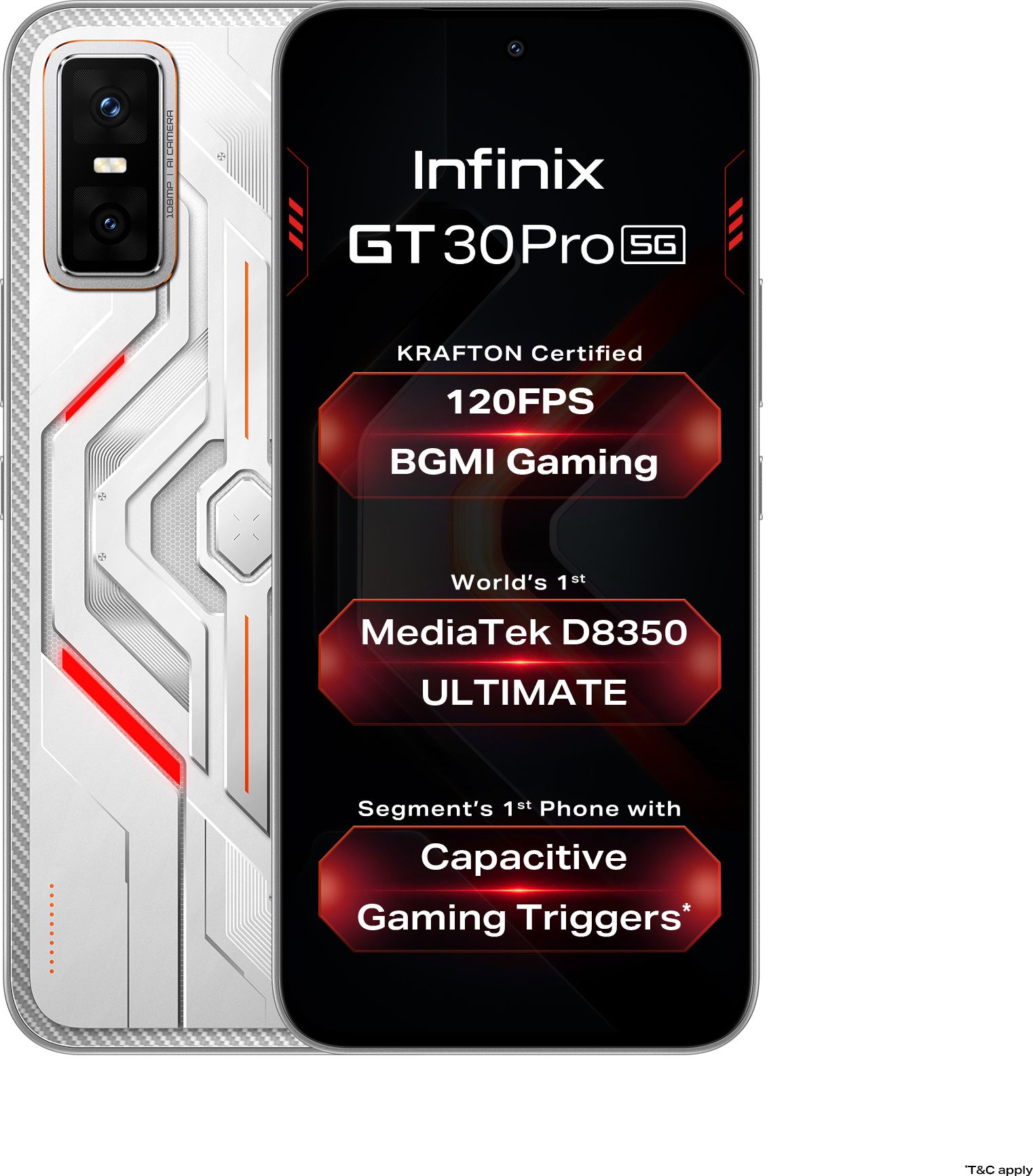 infinix GT 30 Pro 5G+ (Prism White, 256 GB)-picture-20