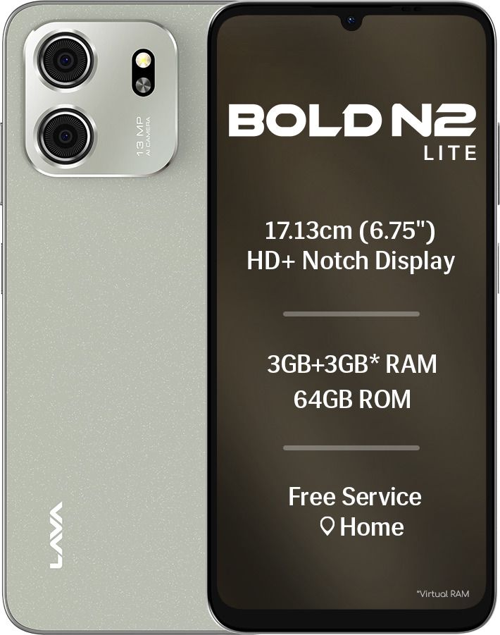 lava Bold N2 Lite (Kolar Gold, 64 GB)-picture-39