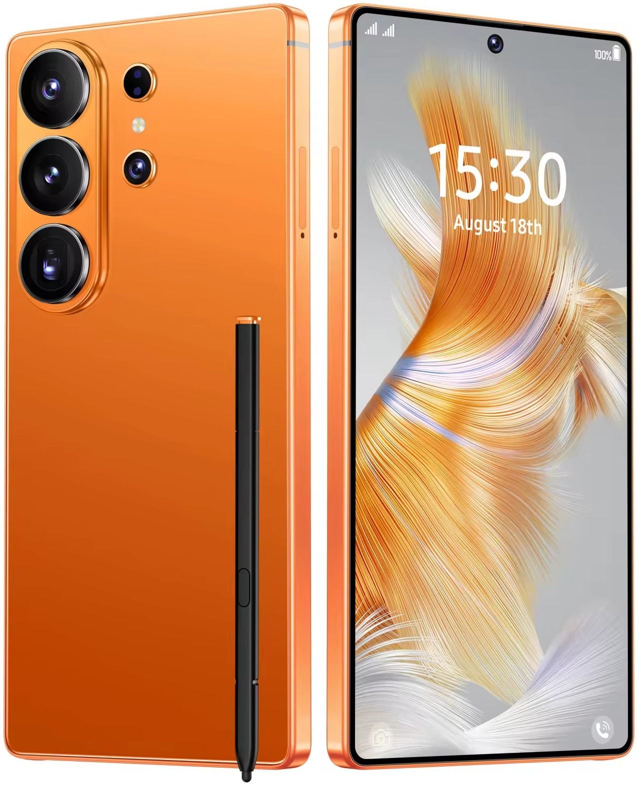 New Rock Bold T26 HD Screen | Premium Design SmartPhone (Orange, 64 GB)-image-15