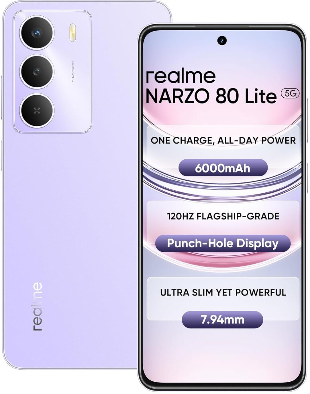Realme Narzo 80 Lite 5G | 50MP Camera | 90Hz Display Realme Narzo 80 Lite 5G | 50MP Camera | 90Hz Display