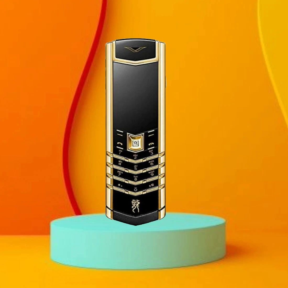 amozkart V1 Signature Gold Dragon Luxury Mobile Sim Keypad| with 1.8" Display-picture-16