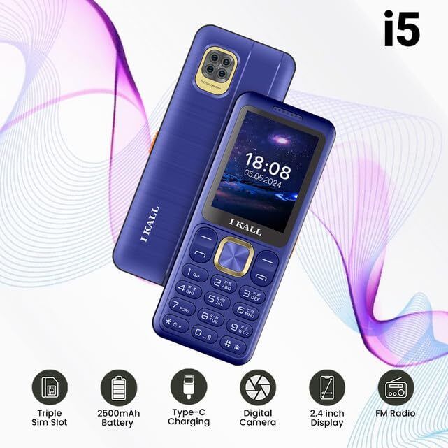 i kall I5 Multimedia Mobile Phone - 2.4" Display, 2500mAh Battery, Triple-Sim-picture-40