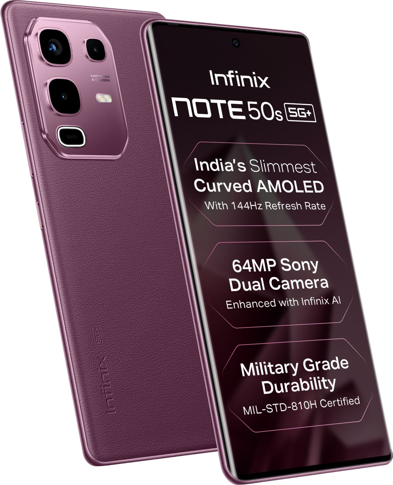 infinix NOTE 50s 5G+ 45W Charger In the Box & AI (Mystic Plum, 256 GB)-picture-17