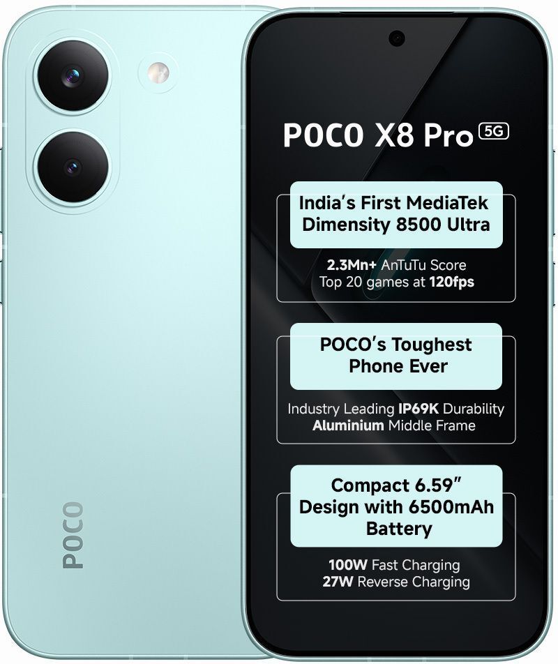 poco X8 Pro Charger in the Box (Green, 256 GB)-picture-11