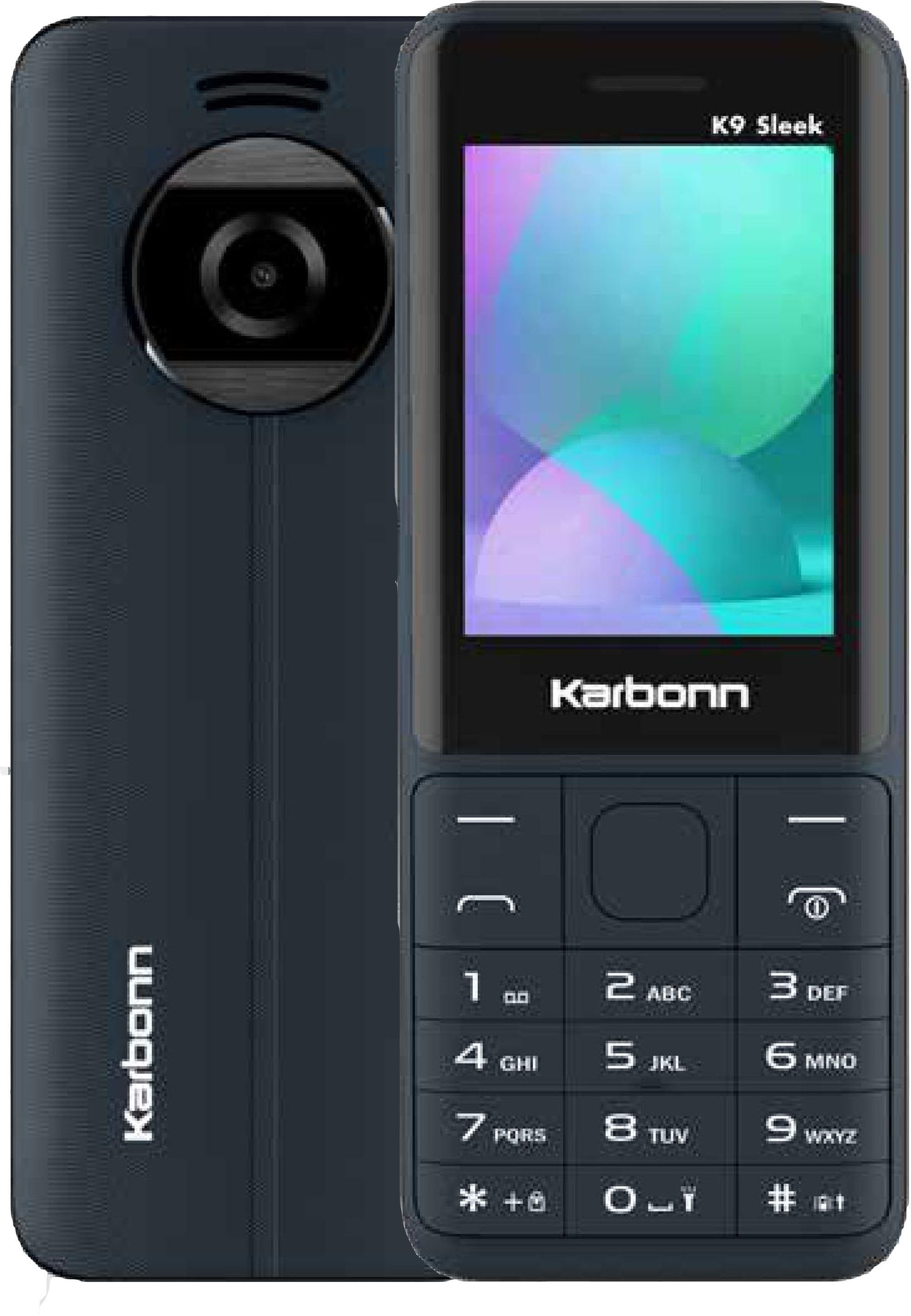 karbonn K9 Sleek,Dual SIM,Keypad Mobile,2.4"Corved Glass,1750mAh Battery,Expandable,32GB-picture-14
