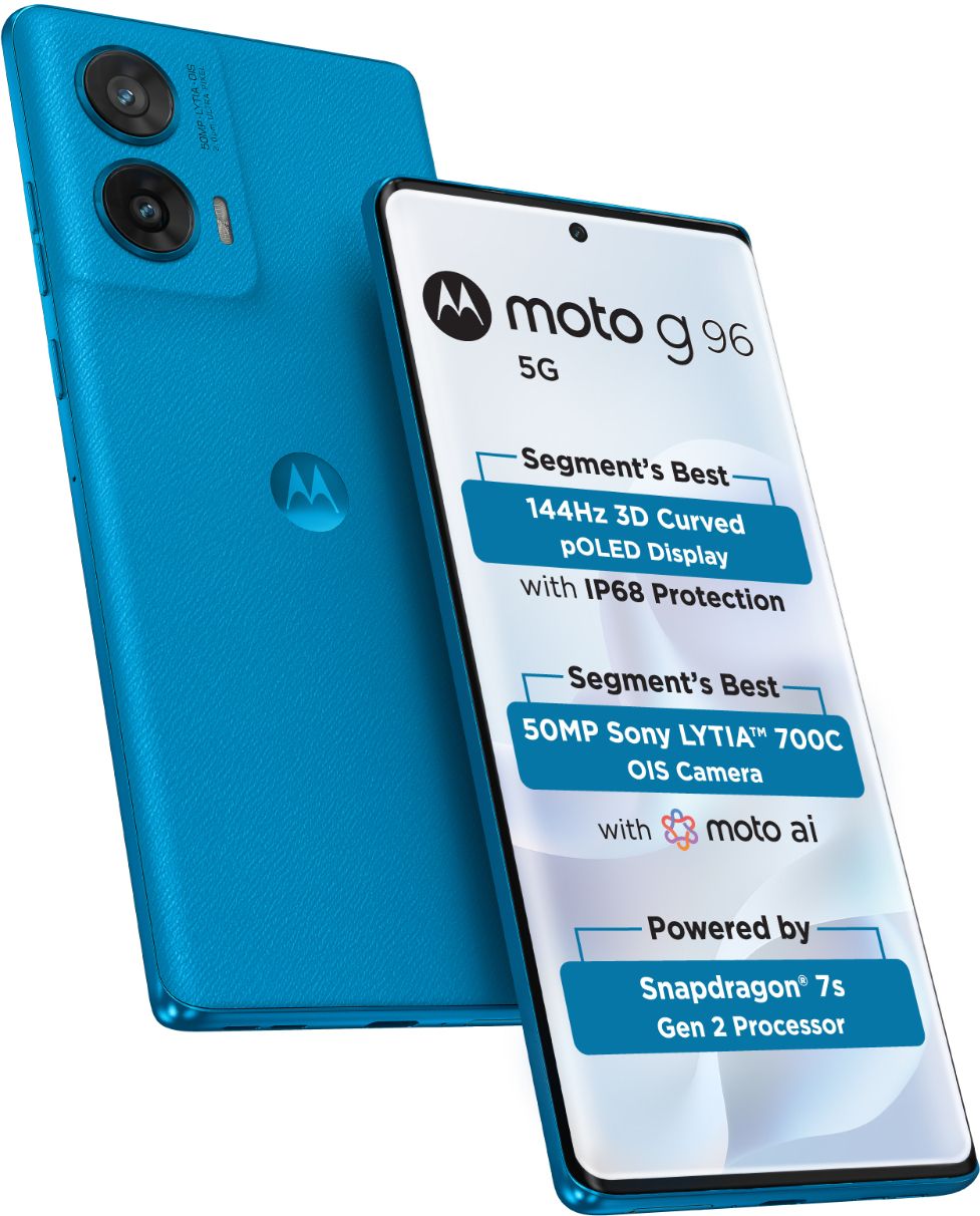 MOTOROLA G96 5G (Pantone Dresden Blue, 256 GB)