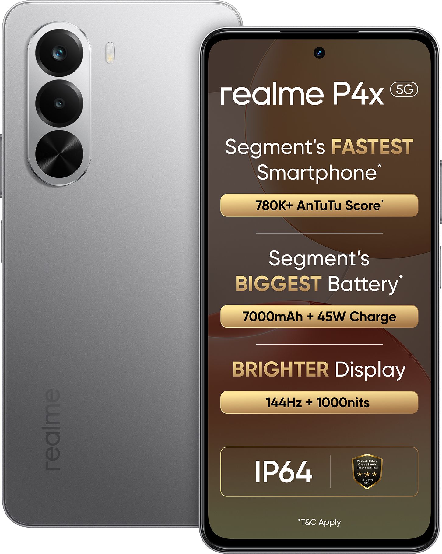 P4x 5G (Matte Silver, 128 GB)