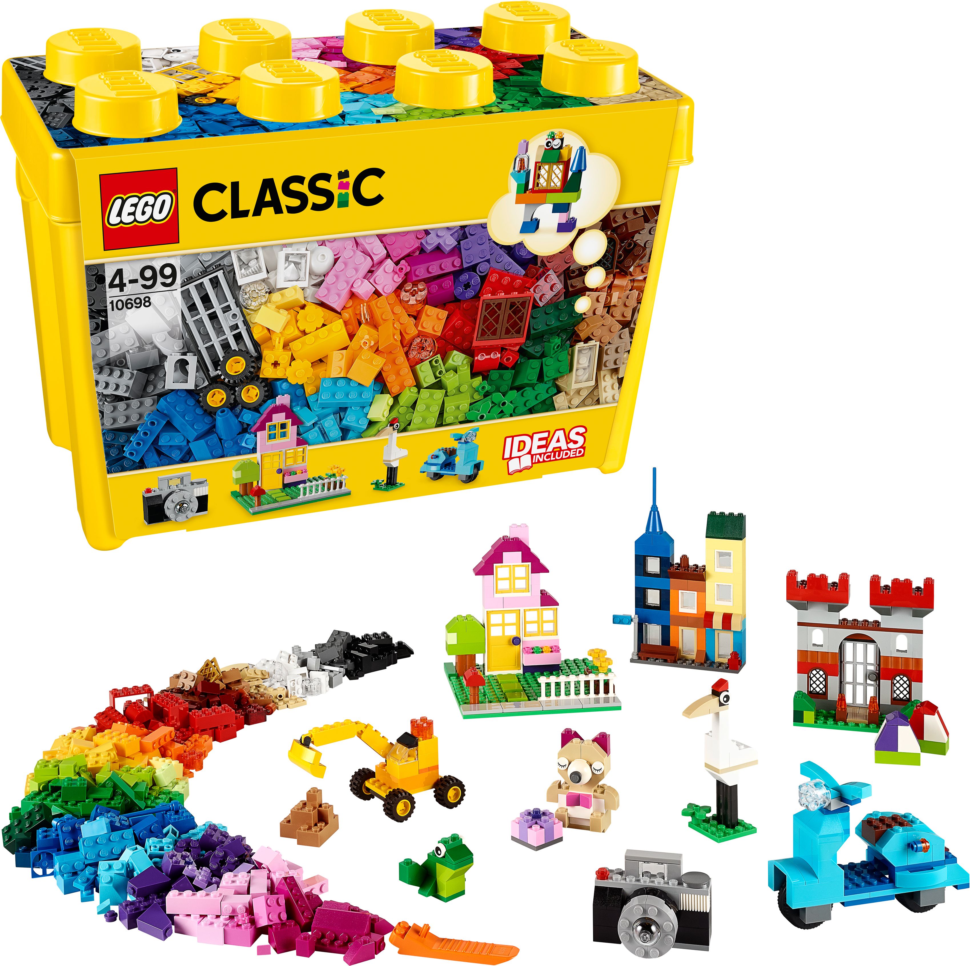 Classic Large Creative Brick Box (790 Blocks) Model Building Kit