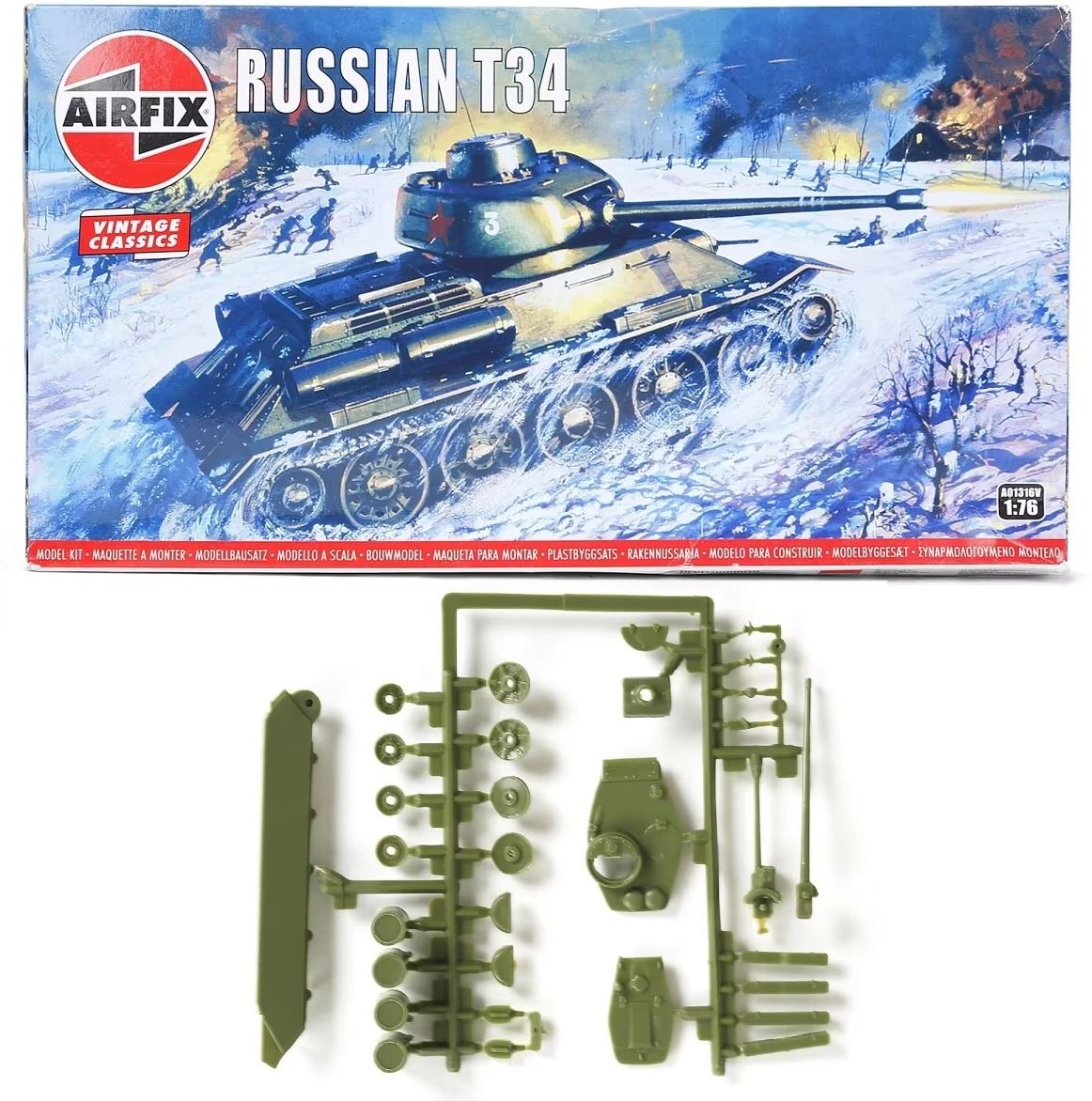 RUSSIAN T34 MODEL KITS Model Building Kit-image-46