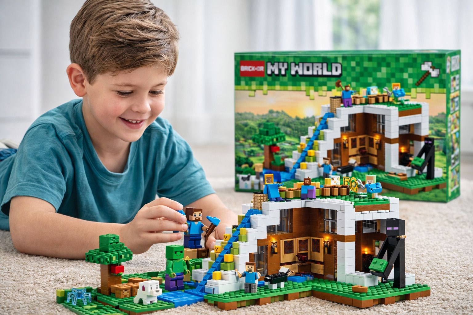 gurtoy MY WORLD Building Set Model Building Kit-picture-30