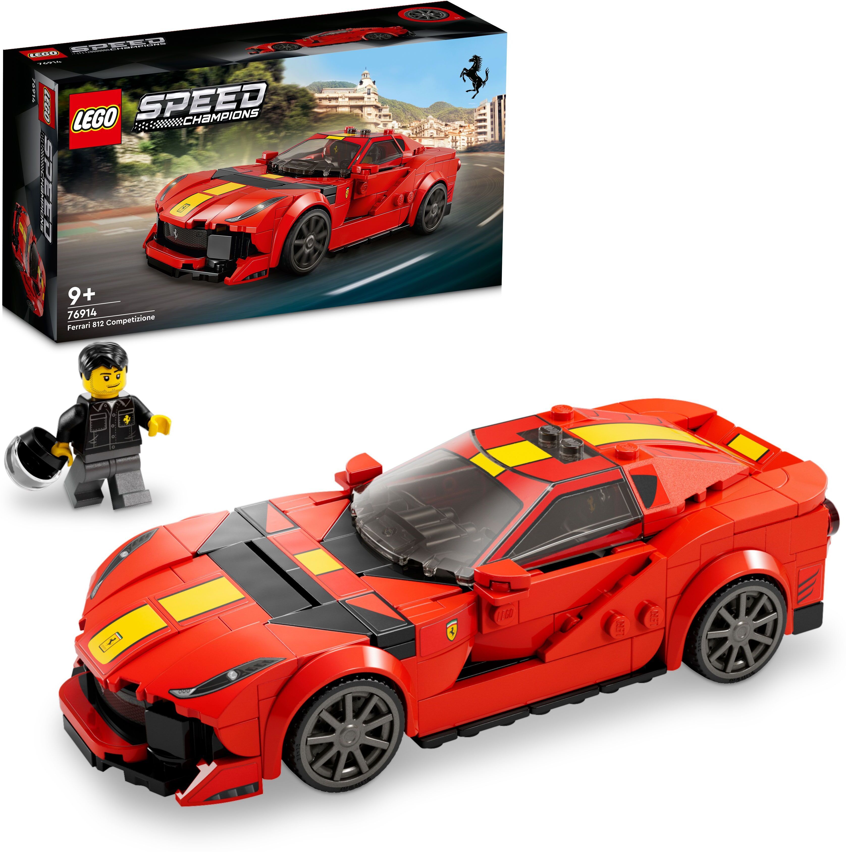 Speed Champions Ferrari 812 Competizione (261 Blocks) Model Building Kit-image-36