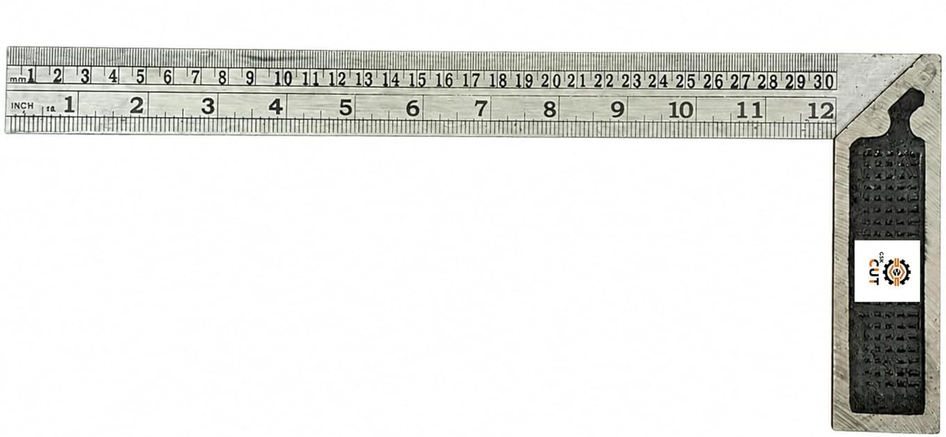 12 Inch Stainless Steel Try Square / Carpenter Square Measuring Tool All-in-One Digital Moisture Measurer-image-45