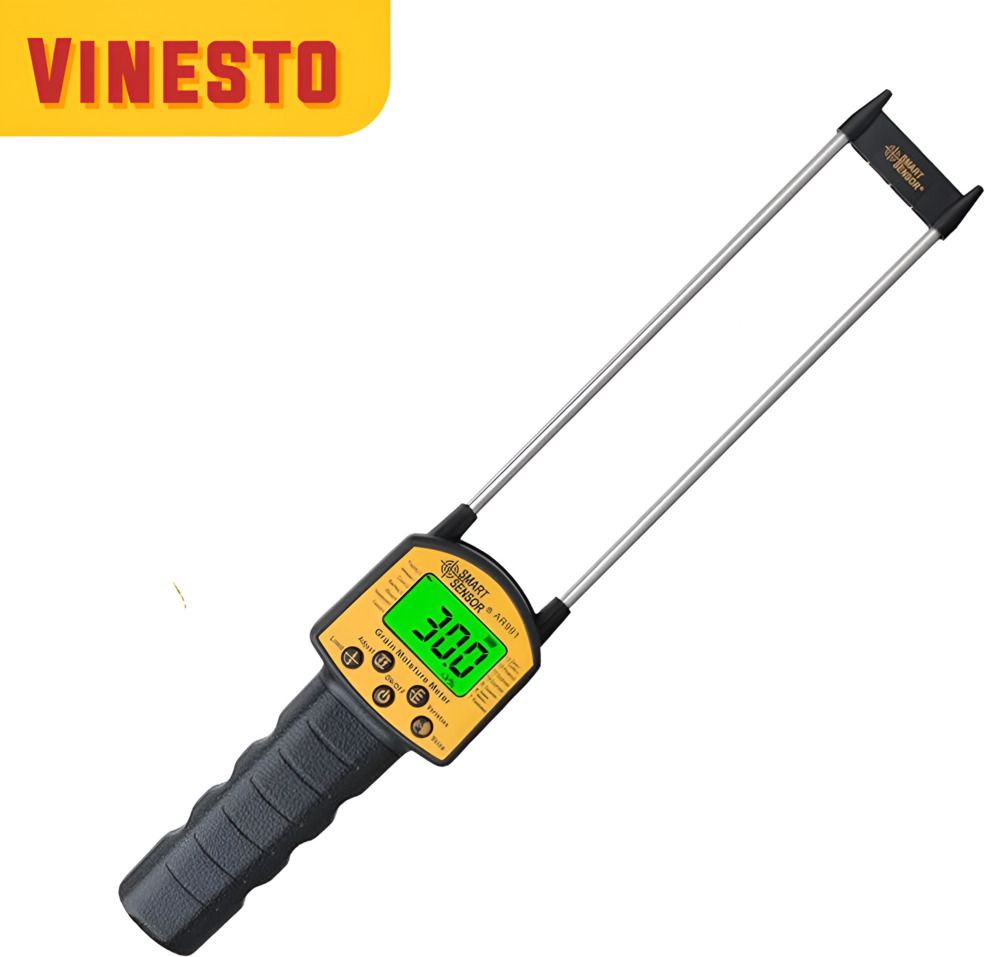 vinesto Grain Moisture Meter – LCD, Voice Alert for Wheat, Rice & More Pin-Type Digital Moisture Measurer-picture-11