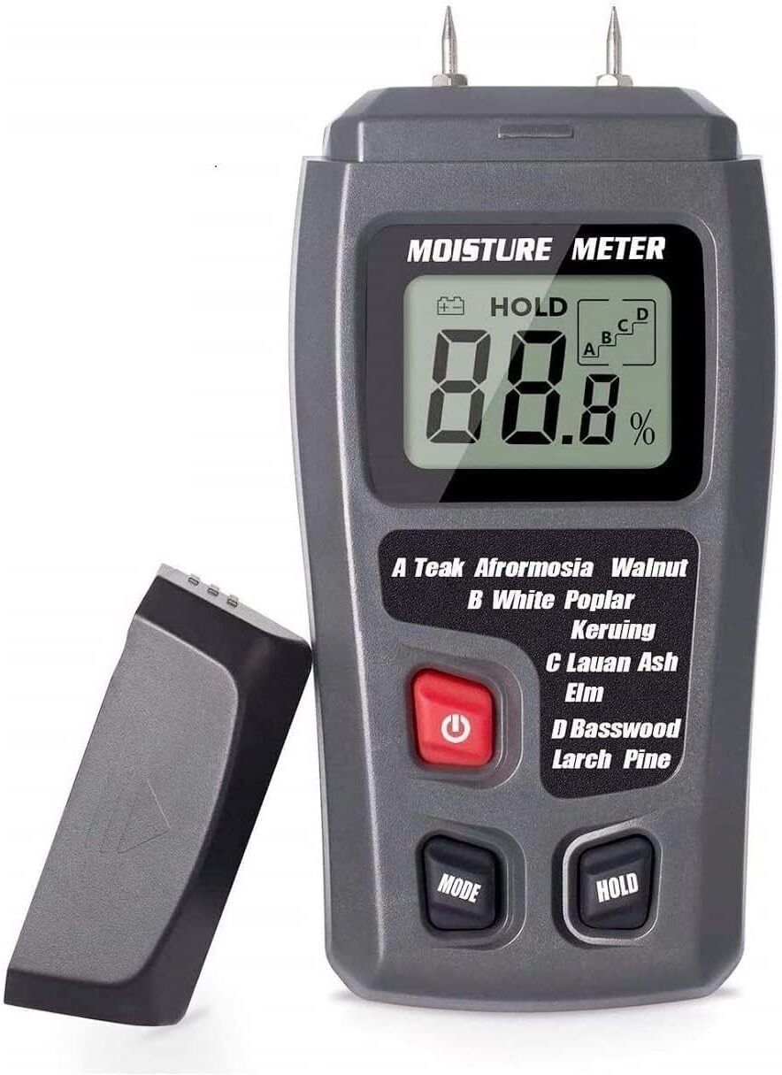 real instruments Digital Wood Moister Measure Meter LCD Display Pin Type EMT01 Pin-Type Digital Moisture Measurer-picture-1