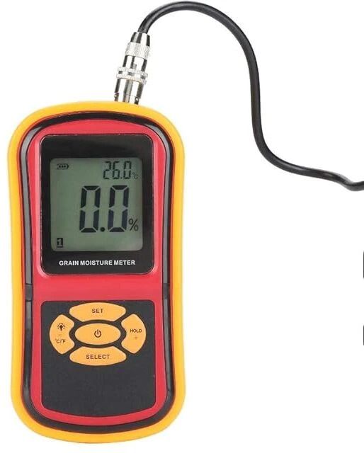 KERRO® Grain Moisture Meter with Measuring Probe & Digital Display GM640 Digital Grain Moisture Meter With Probe LCD Hygrometer Humidity Tester Pin-Type Digital Moisture Measurer-image-16