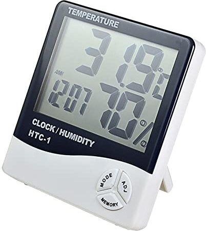 Measurement Room Temperature Device Meter Humidity Monitor FreshDcart Wall Mounting Indoor & Outdoor Digital Hygrometer Thermometer All-in-One Digital Moisture Measurer